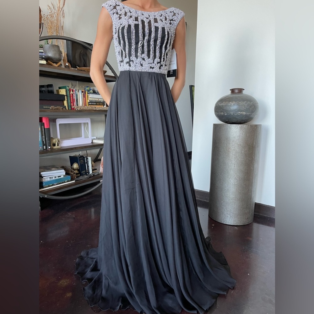 Sherri Hill Black evening gown